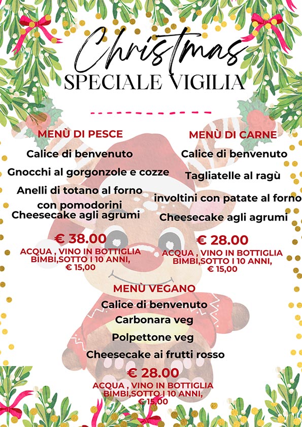 menu vigilia di natale